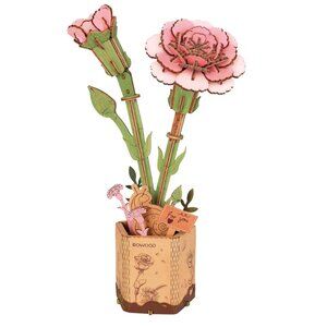 Rowood 3D Wooden Flower Puzzle